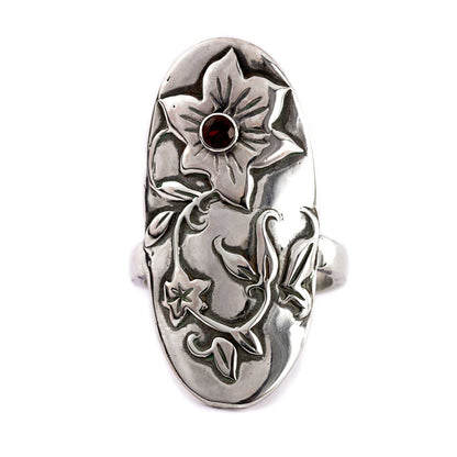 Hibiscus Flower Ring-Terra Rustica Jewelry