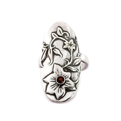 Hibiscus Flower Ring-Terra Rustica Jewelry