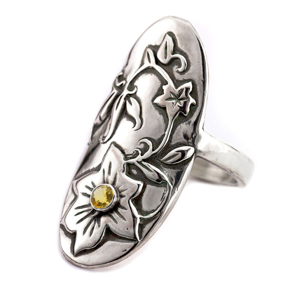 Hibiscus Flower Ring-Terra Rustica Jewelry