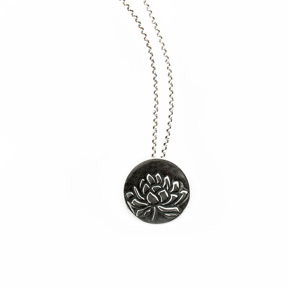 Lotus Awakening Necklace-Terra Rustica Jewelry